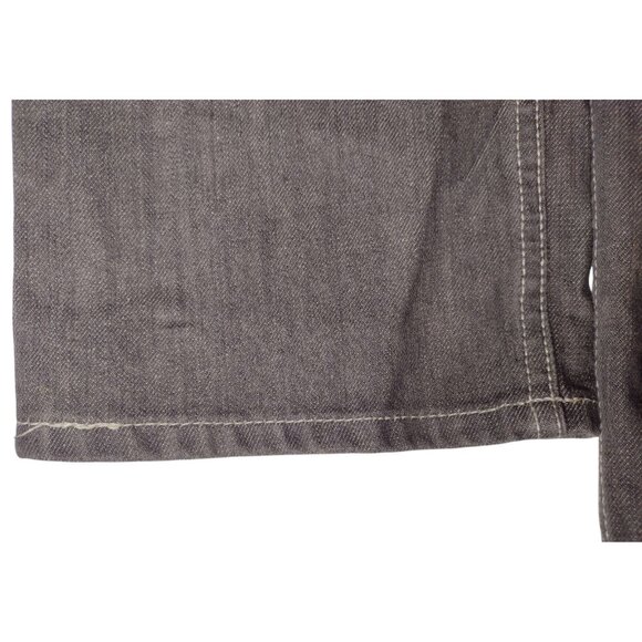 PJ Mark Men's Gray Relaxed Denim Jeans Size 34 x 32 Straight Leg Streetwear - Picture 5 of 8